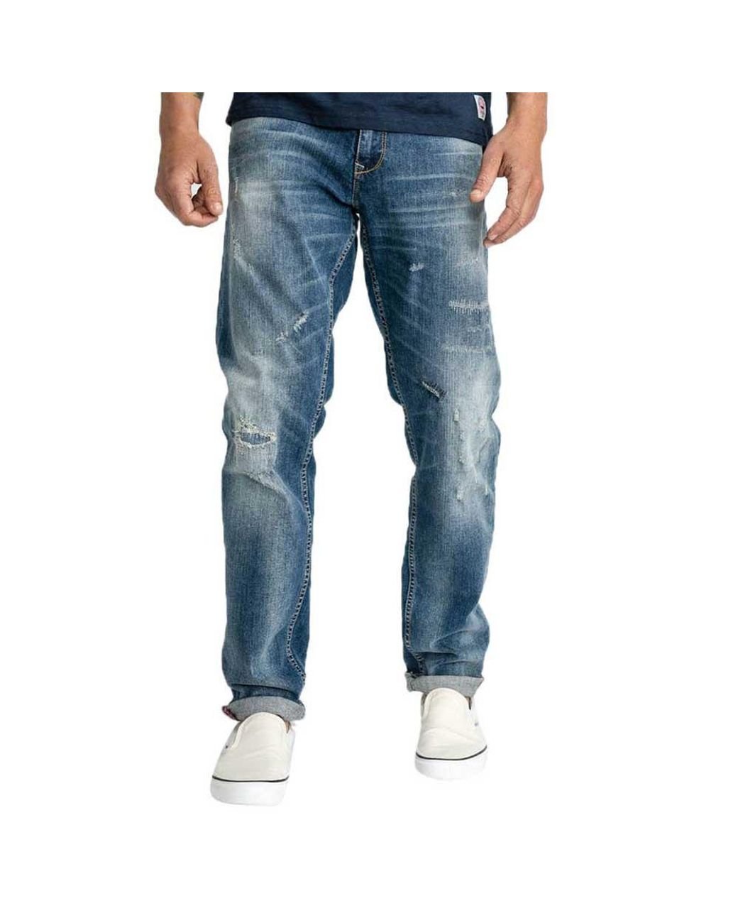 Petrol Industries Russel Regular Tapered Fit Jeans / Man in Blue for Men |  Lyst