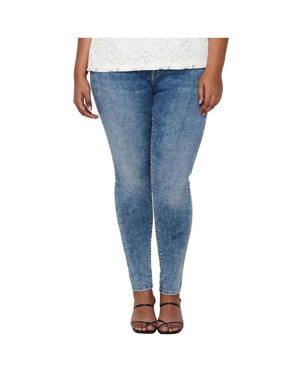 ONLY Laola Life Skinny Jeans in Blue | Lyst