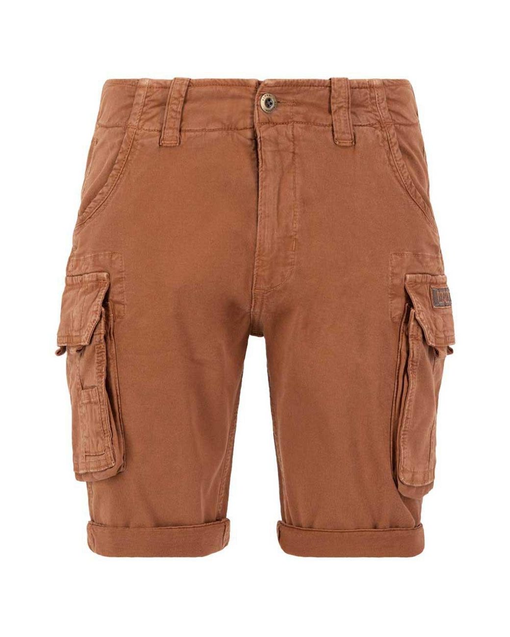 Alpha Industries Crew Shorts Man in Brown for Men | Lyst