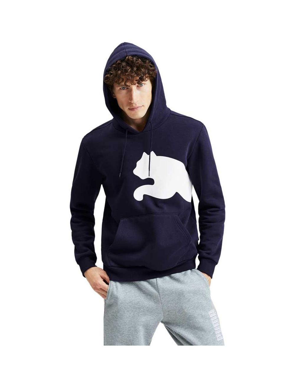 puma big & tall hooded shirts & tops