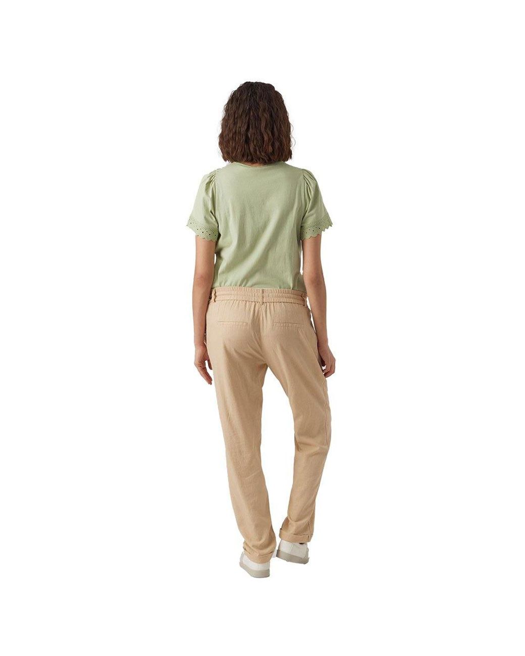 Mama.licious Aaiciou Beach Aternity Pant Woan in Natural | Lyst