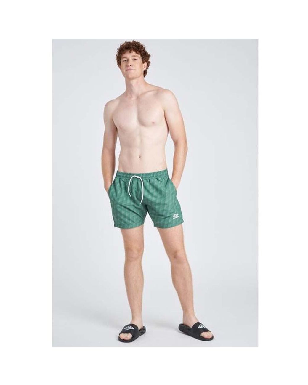 Umbro Printed Swimming Shorts for Men 