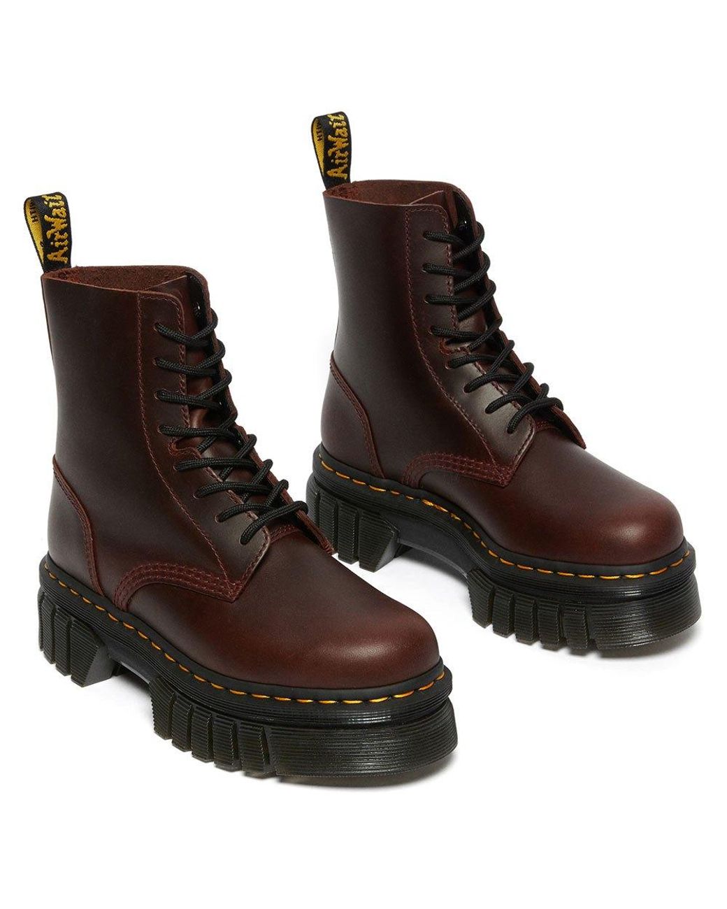 Dr. Martens Audrick 8i Boots in Brown | Lyst