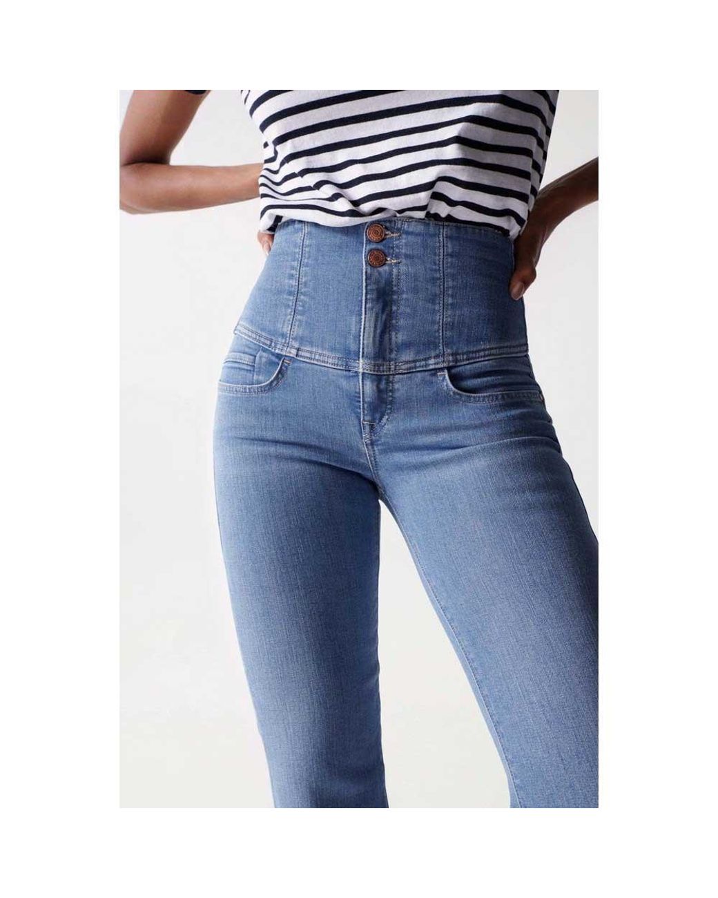 Salsa Jeans Diva Flare Fit Jeans / 34 Woman in Blue | Lyst