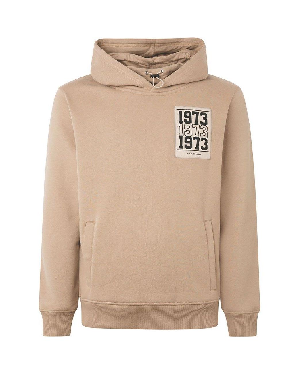 Pepe Jeans Pietro Hoodie in Natural for Men | Lyst