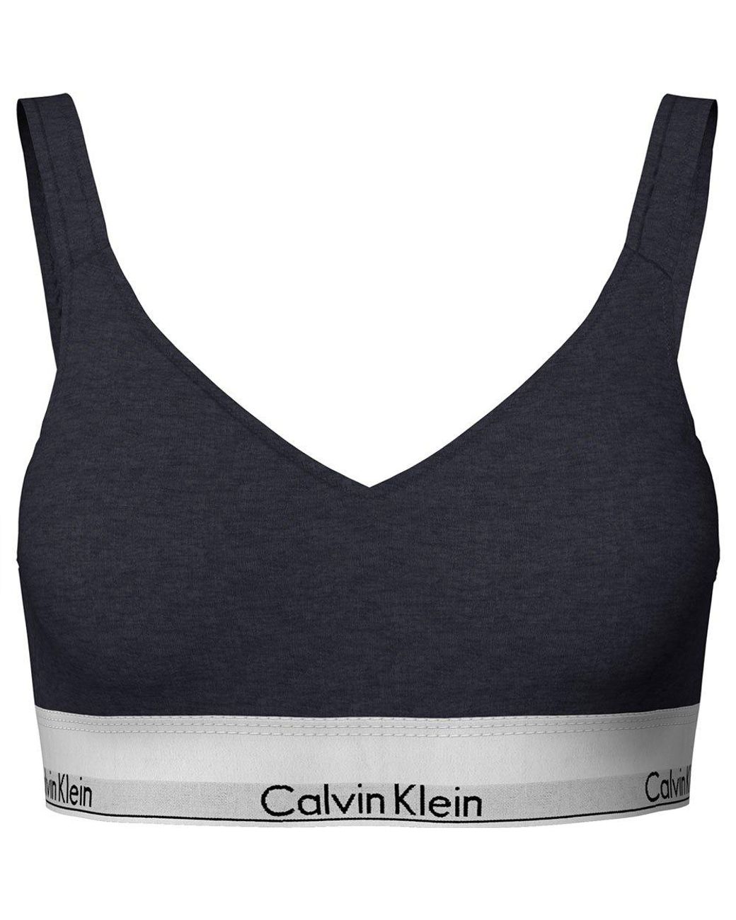 Calvin Klein Lift Bralette Scoop Bra in Blue Lyst