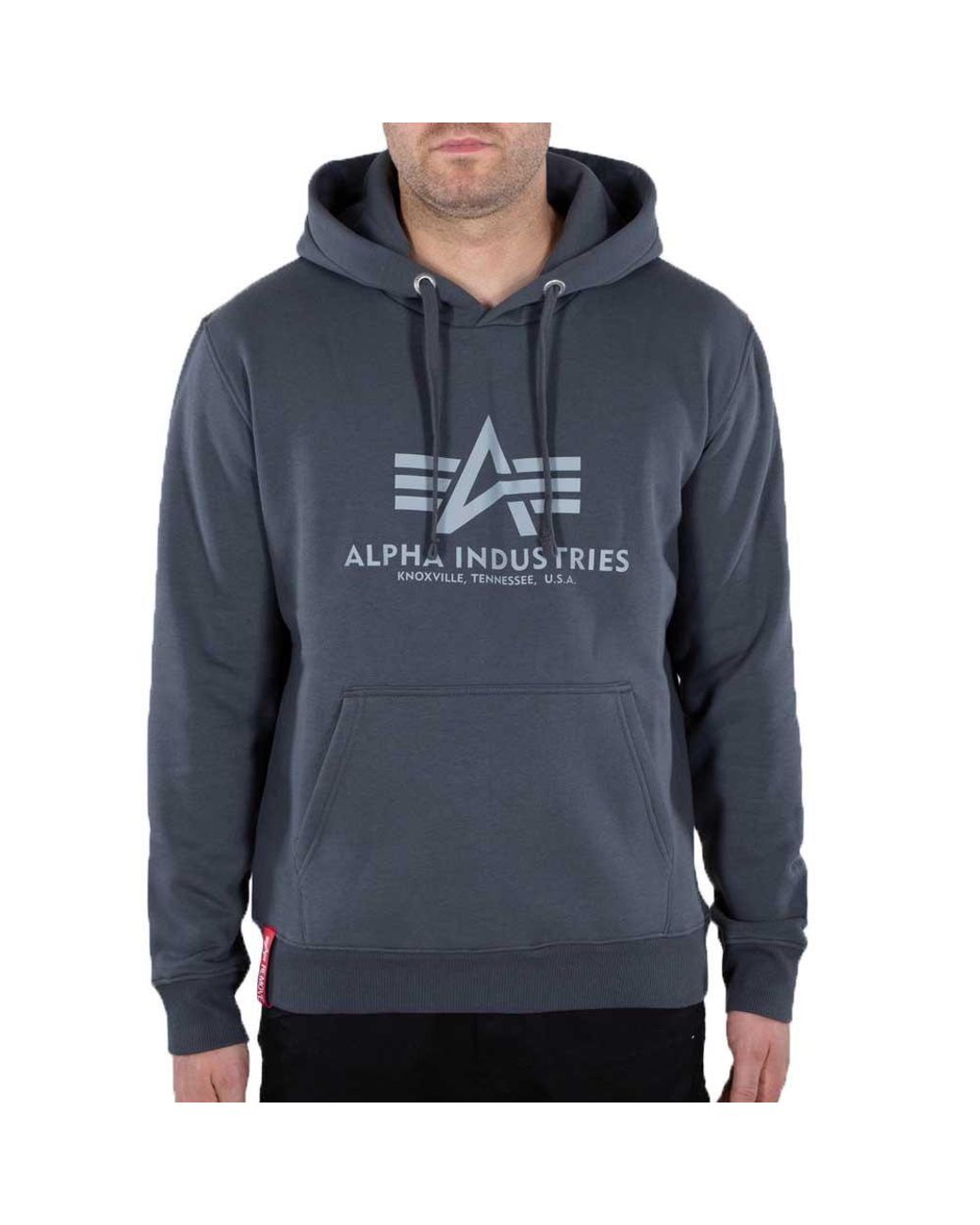 Men for Blue | Lyst Print Basic Reflective Alpha Industries in Hoodie