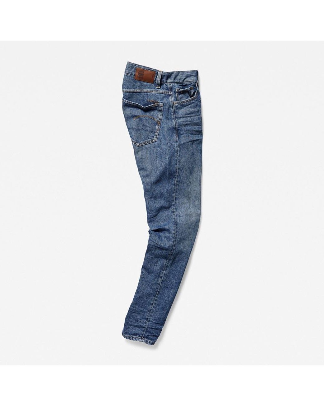 G-Star RAW 3301 High Waist Straight 90s Ankle Jeans in Blue | Lyst