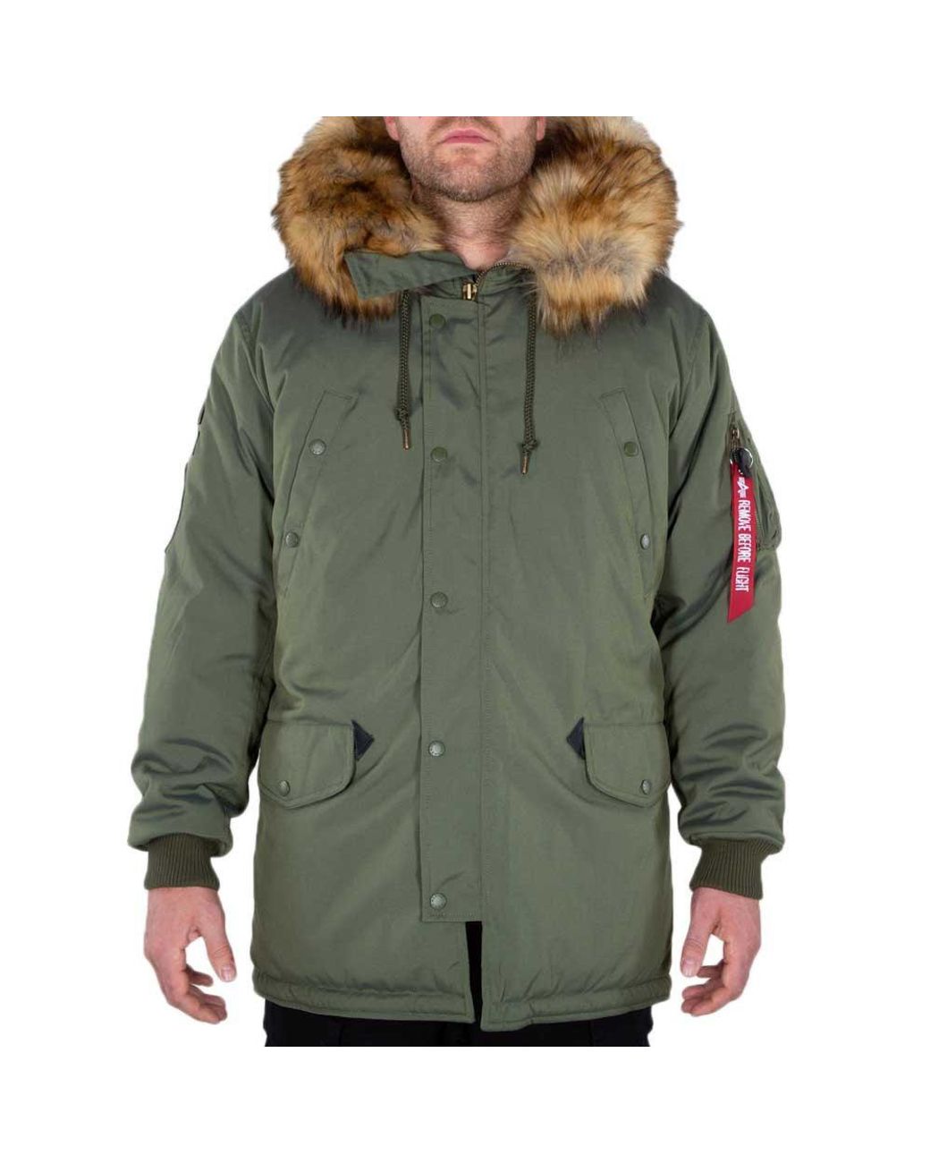 Alpha Industries Apha Indutrie Arctic Dicoverer Jacket in Green for Men |  Lyst