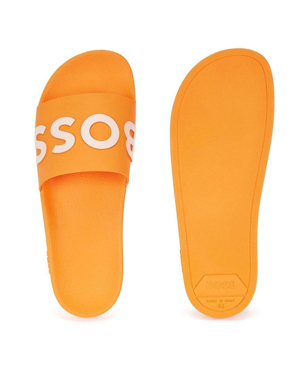BOSS by HUGO BOSS Bay It Slides in Orange for Men | Lyst
