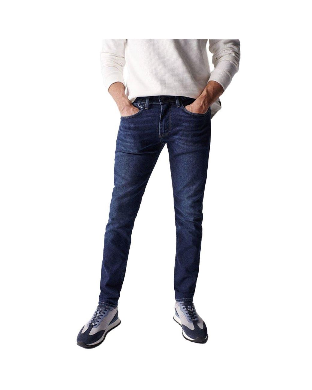 Salsa Jeans Slim Fit Deeplu Jeans / Man in Blue for Men | Lyst