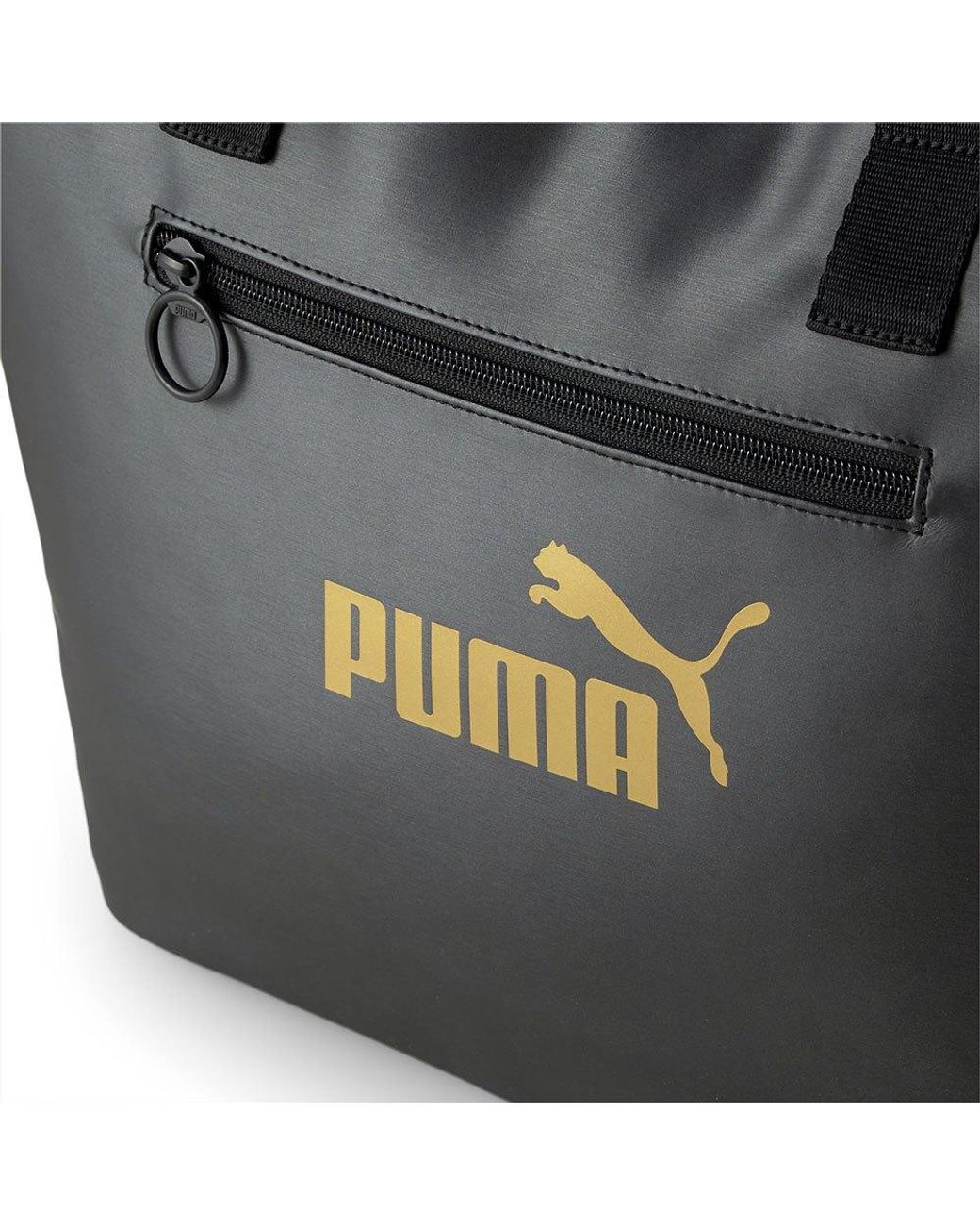 PUMA Core Up Large Shopper Bag in Black | Lyst