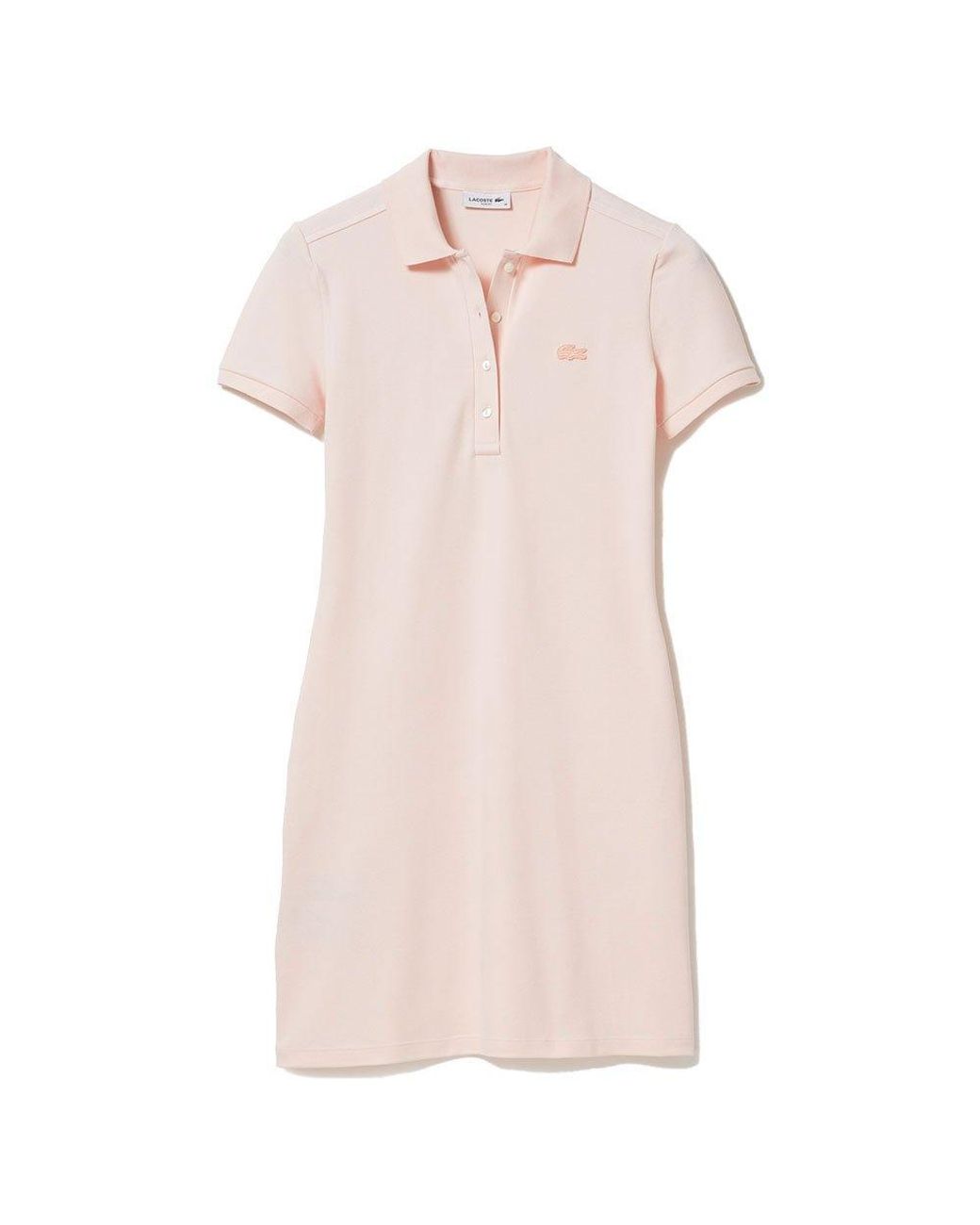 Lacoste Cotton Ef5473 Short Sleeve Dress | Lyst