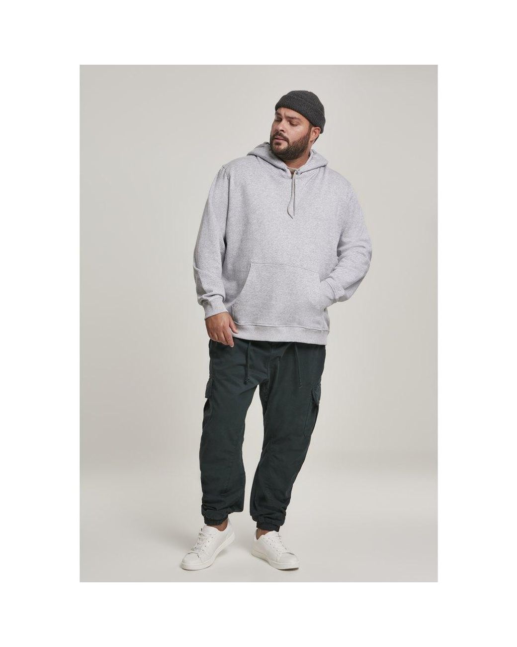 Men for | Gray Classics Organic Urban Lyst Basic in Big Sweatshirt