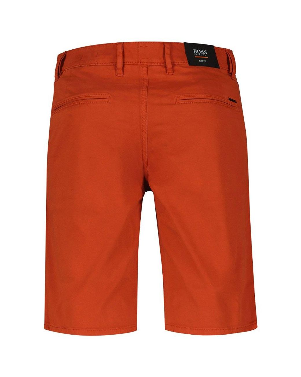 BOSS by HUGO BOSS S Slim Chino Shorts in Orange for Men | Lyst