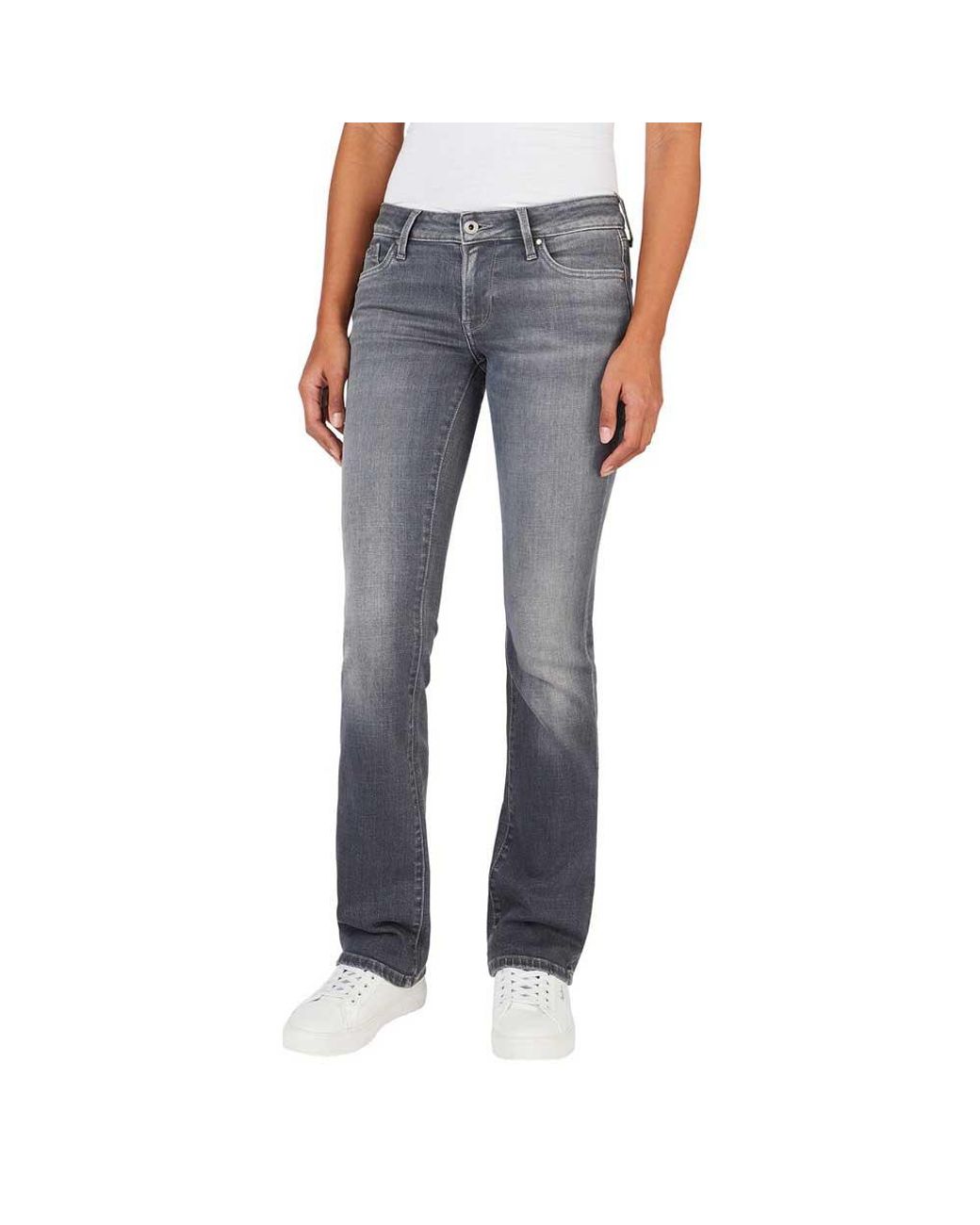 Pepe Jeans Piccadilly Mid Waist Jeans / 32 Woman in Blue | Lyst