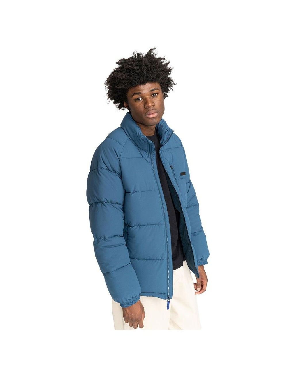Element Eeent Egacy Puffer Tech Jacket Bue An in Blue for Men | Lyst