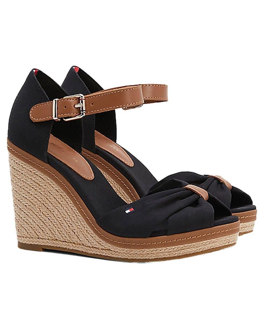 Tommy Hilfiger Iconic Elena Sandals in Blue | Lyst