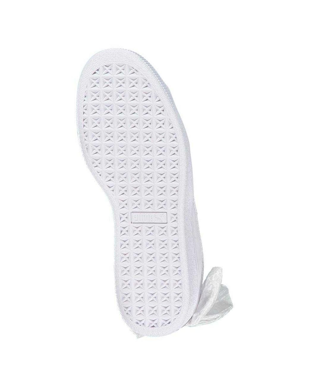 puma basket bow leather animal