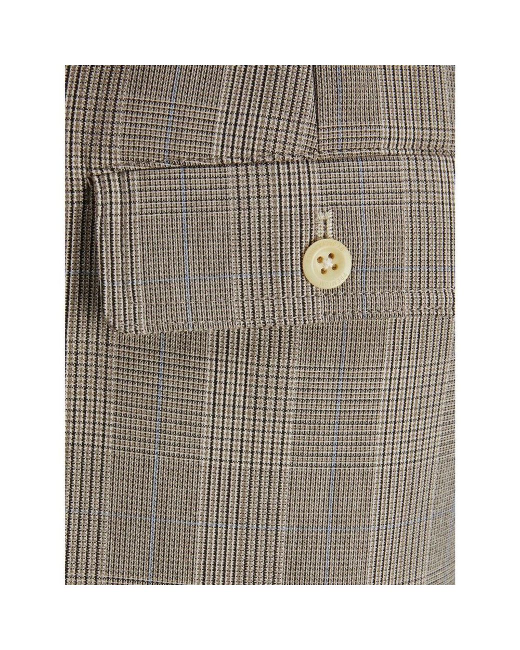 Buy JACK AND JONES Mens 4 Pocket Check Trousers  Shoppers Stop