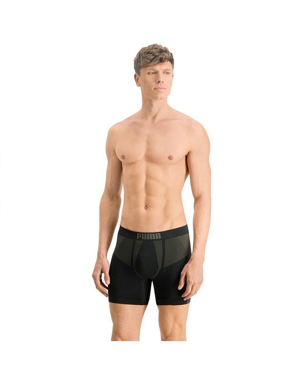 PUMA Synthetic Seamless Active Trunk 2 Pack in Green for Men | Lyst