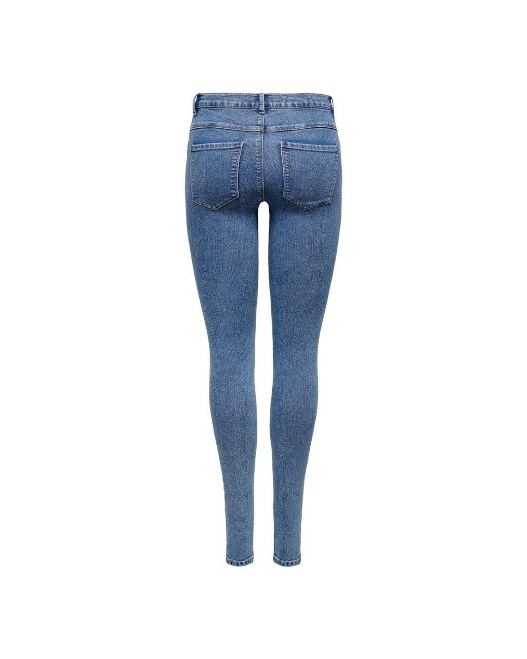 ONLY Onlrain Life Noos Jeans in Blue | Lyst