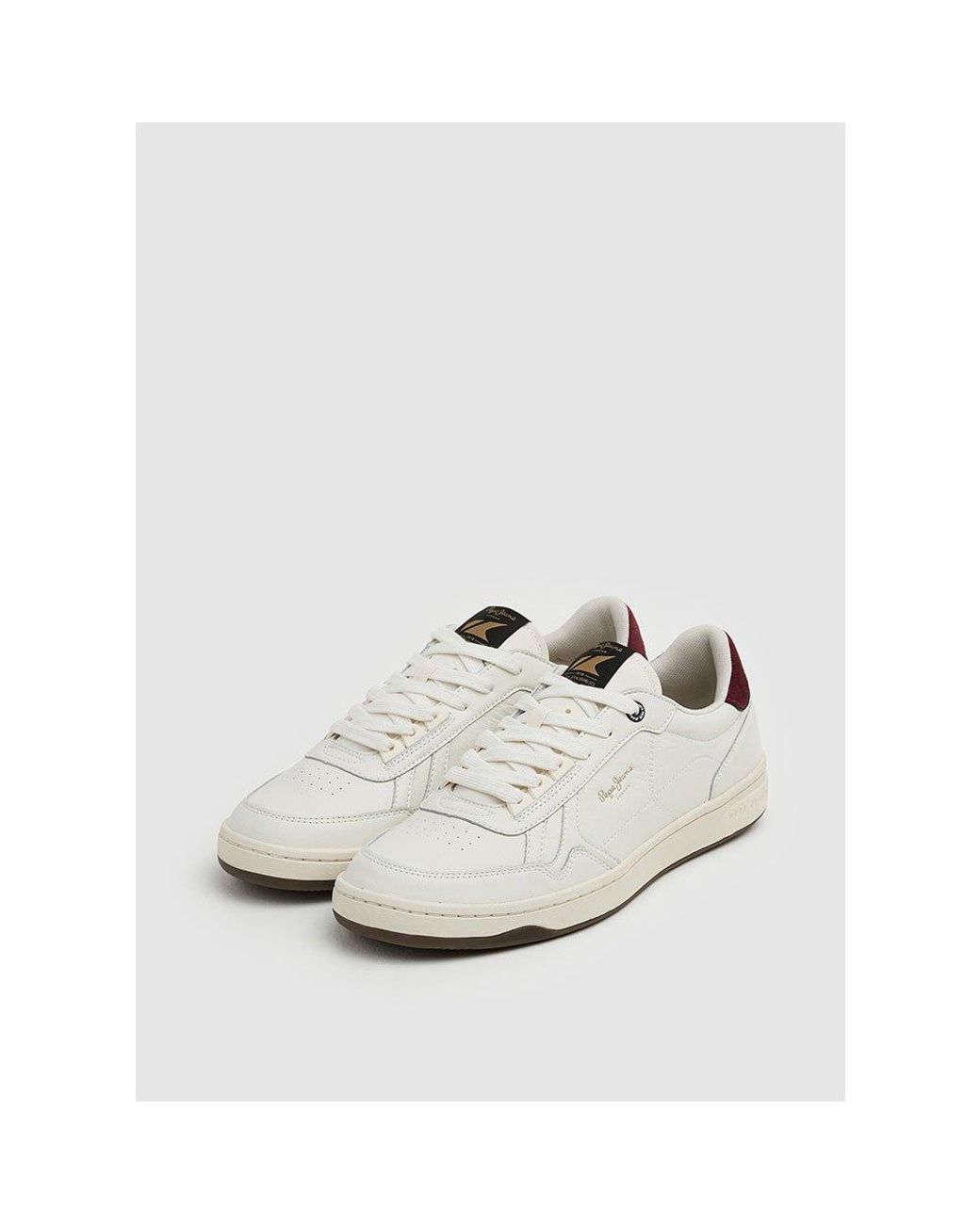 Pepe Jeans Kore Vintage Trainers in White for Men | Lyst