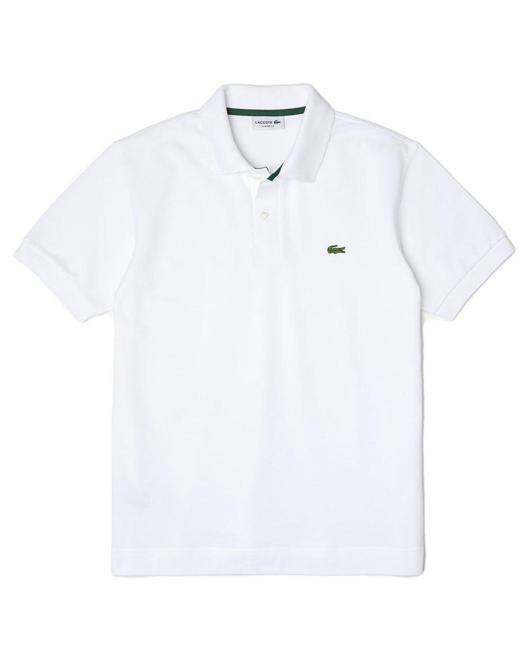 Lacoste L1221 Short Sleeve Polo Man in White for Men | Lyst