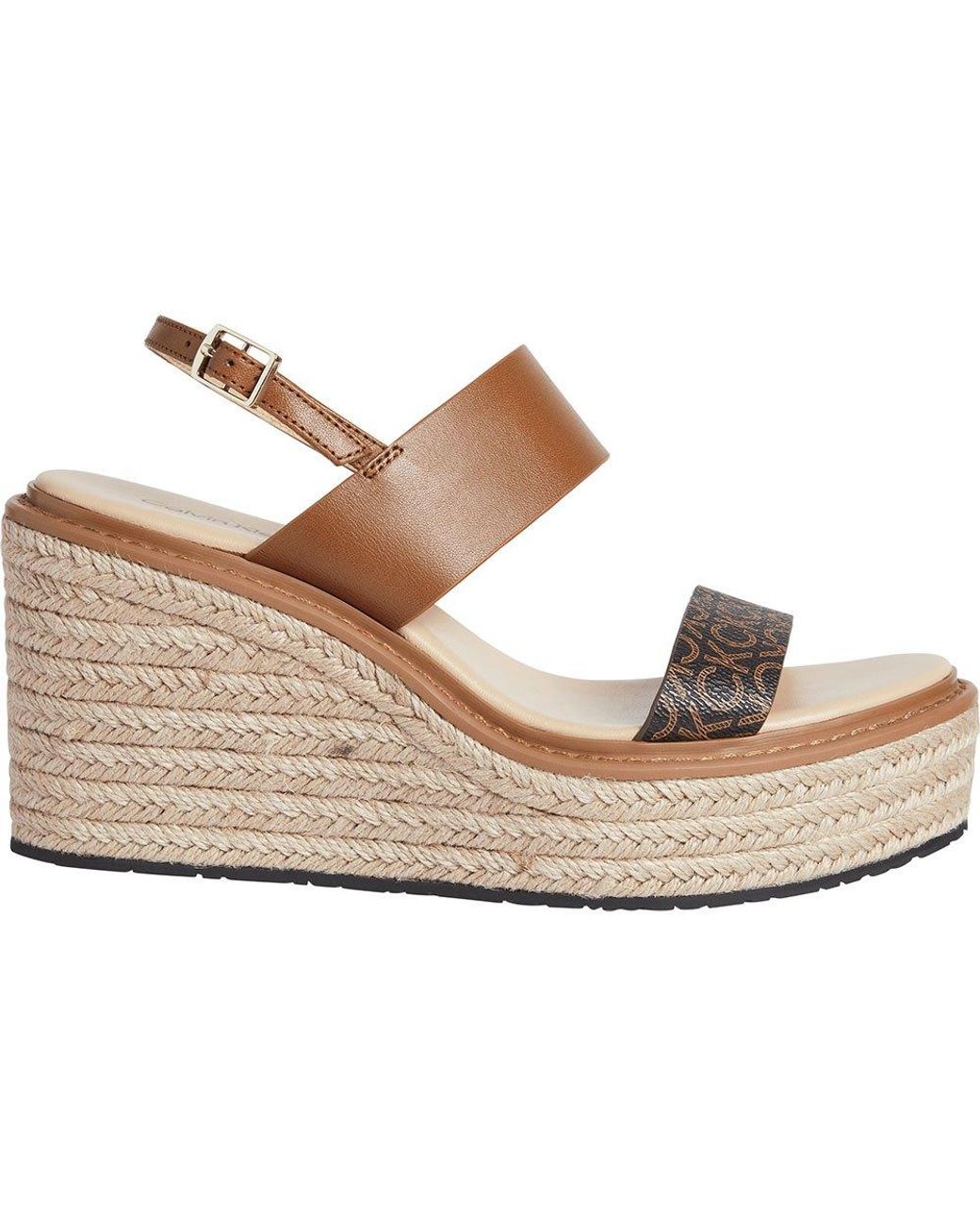 Calvin Klein Leather Wedge 50 Mono Mix 