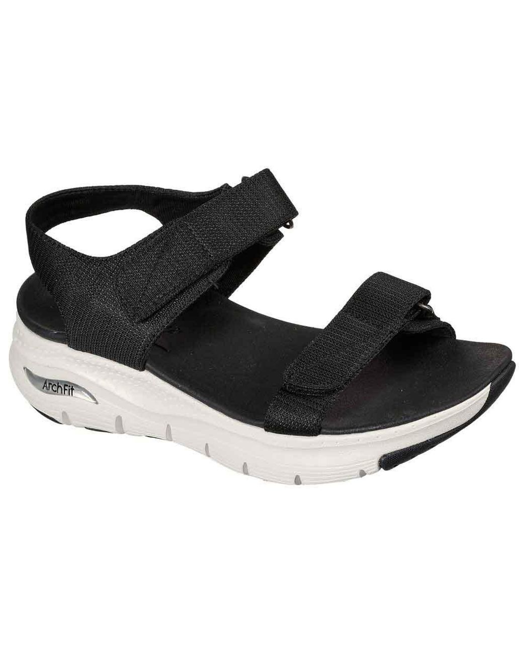Skechers Arch Fit - Touristy Sandals in Black | Lyst