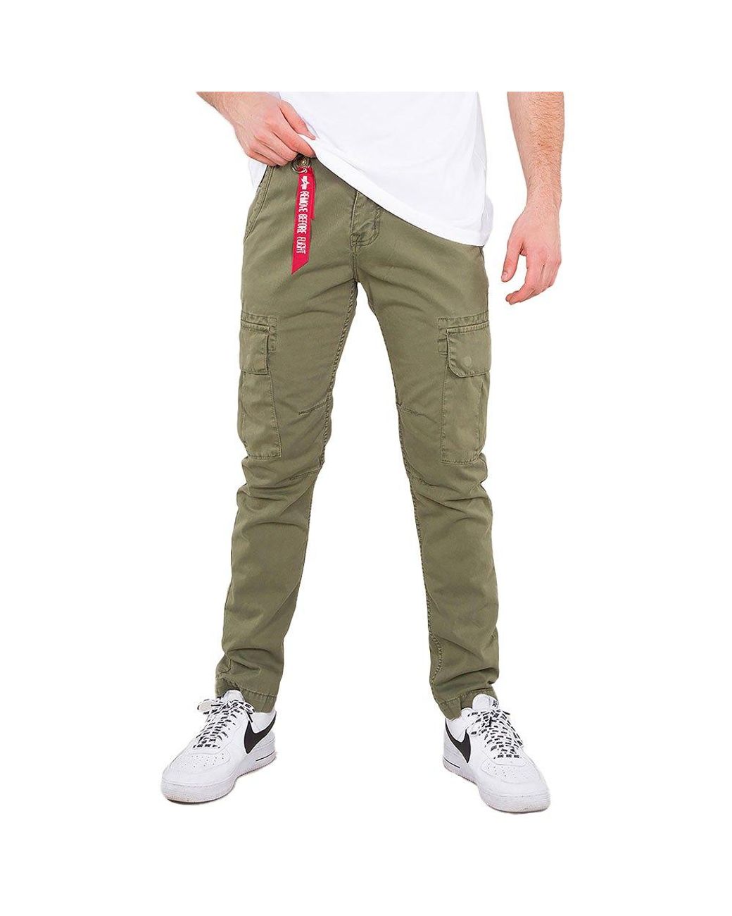 Alpha Industries Agent Pants in Green for Men | Lyst