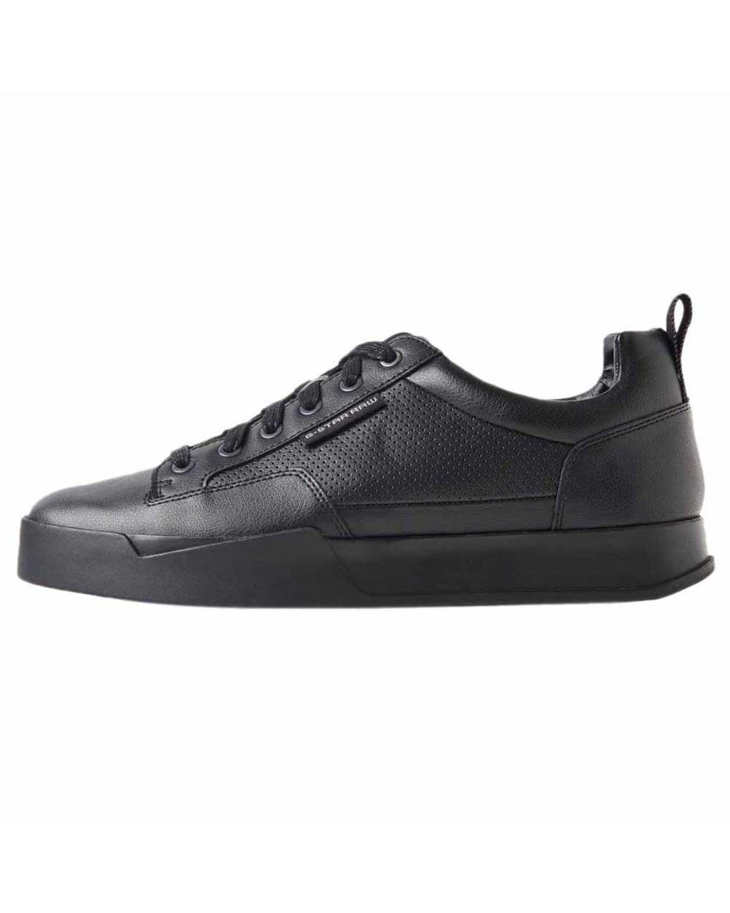 G-Star RAW Leather Rackam Core Low in Black for Men - Save 58% - Lyst