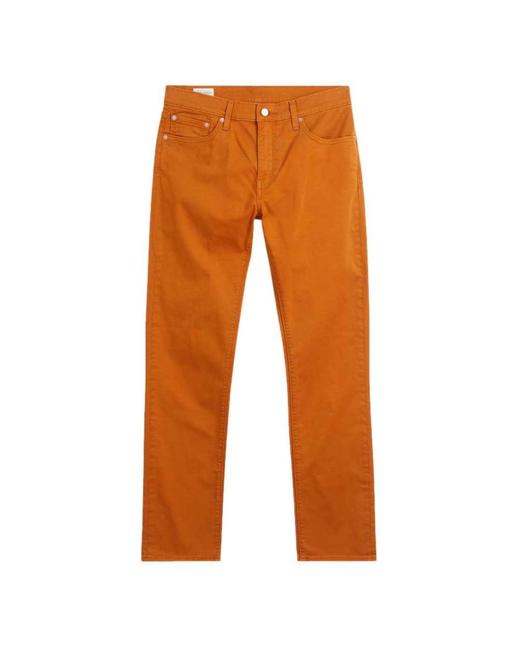 Levi's 511 Slim Jeans in Orange for Men | Lyst
