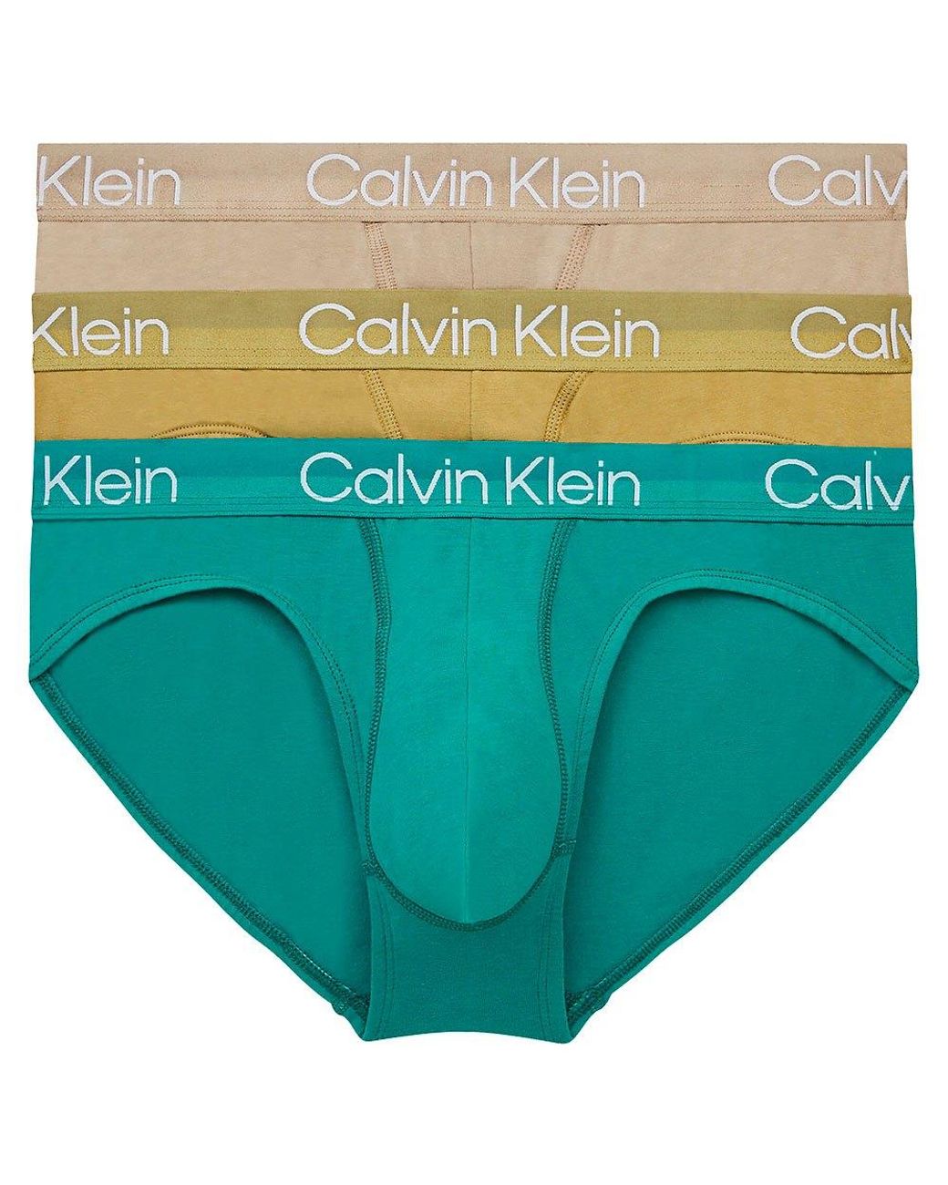 Calvin Klein Cotton Hip Slip 2 Units in Blue for Men | Lyst