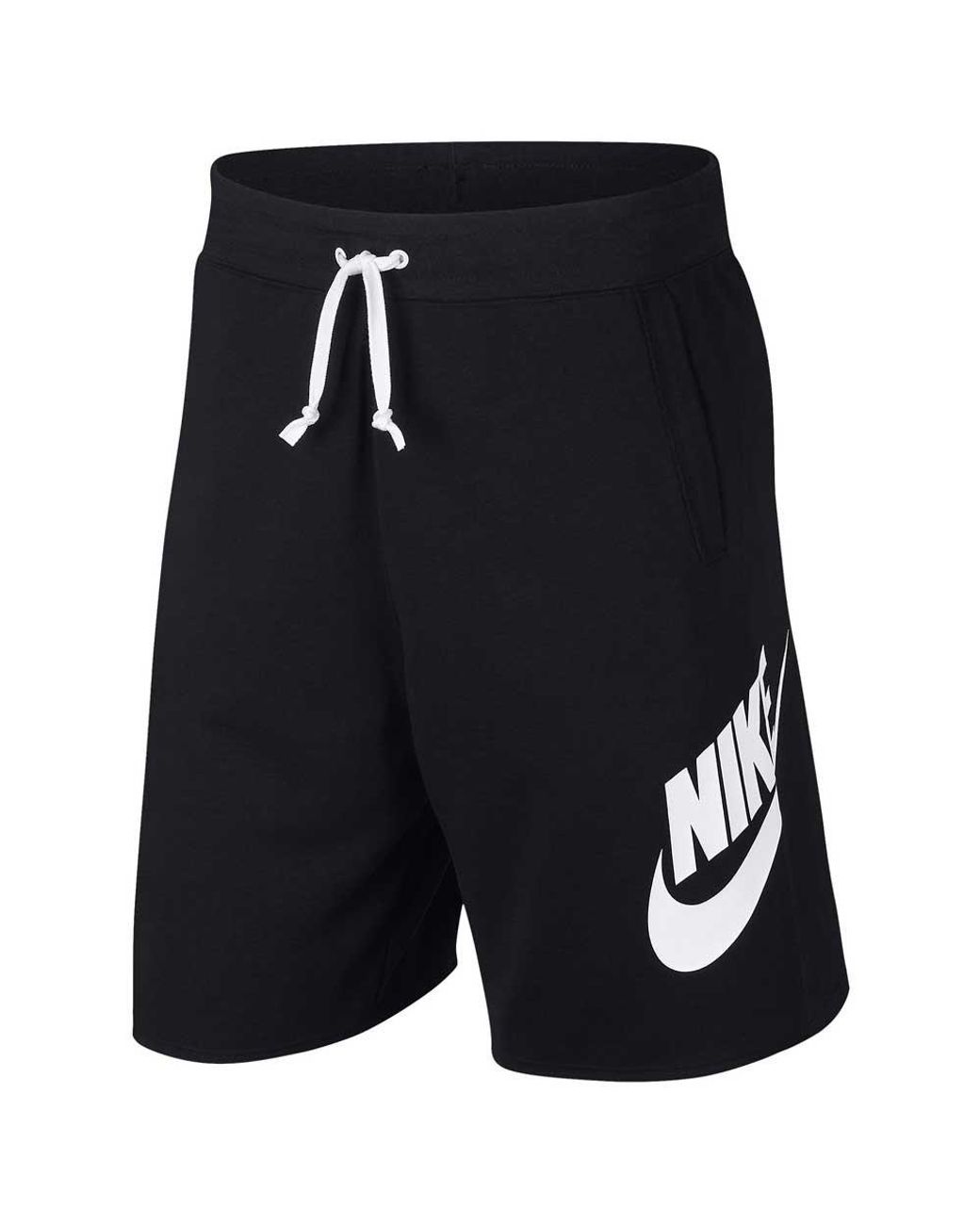 Nike Cotton Sportswear Alumni Shorts in Black / Black / White / White  (Black) for Men - Lyst
