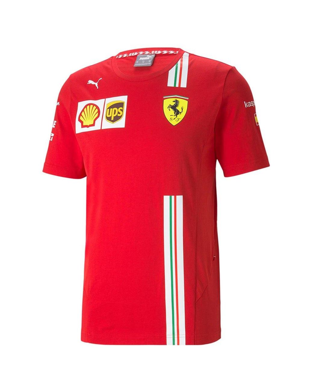 PUMA Cotton Scuderia Ferrari Sainz Replica Short Sleeve T-shirt in Red ...