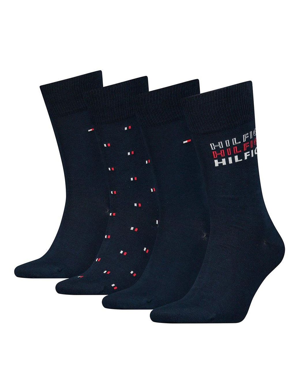 Tommy Hilfiger 701222193 Socks 4 Pairs in Blue for Men | Lyst