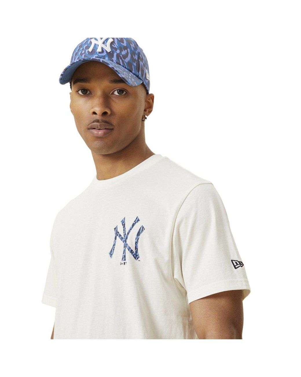 KTZ Men's lb Los Angeles Dodgers Big Logo Oversized Short Sleeve T-Shirt - Blue - Short Sleeve T-shirts