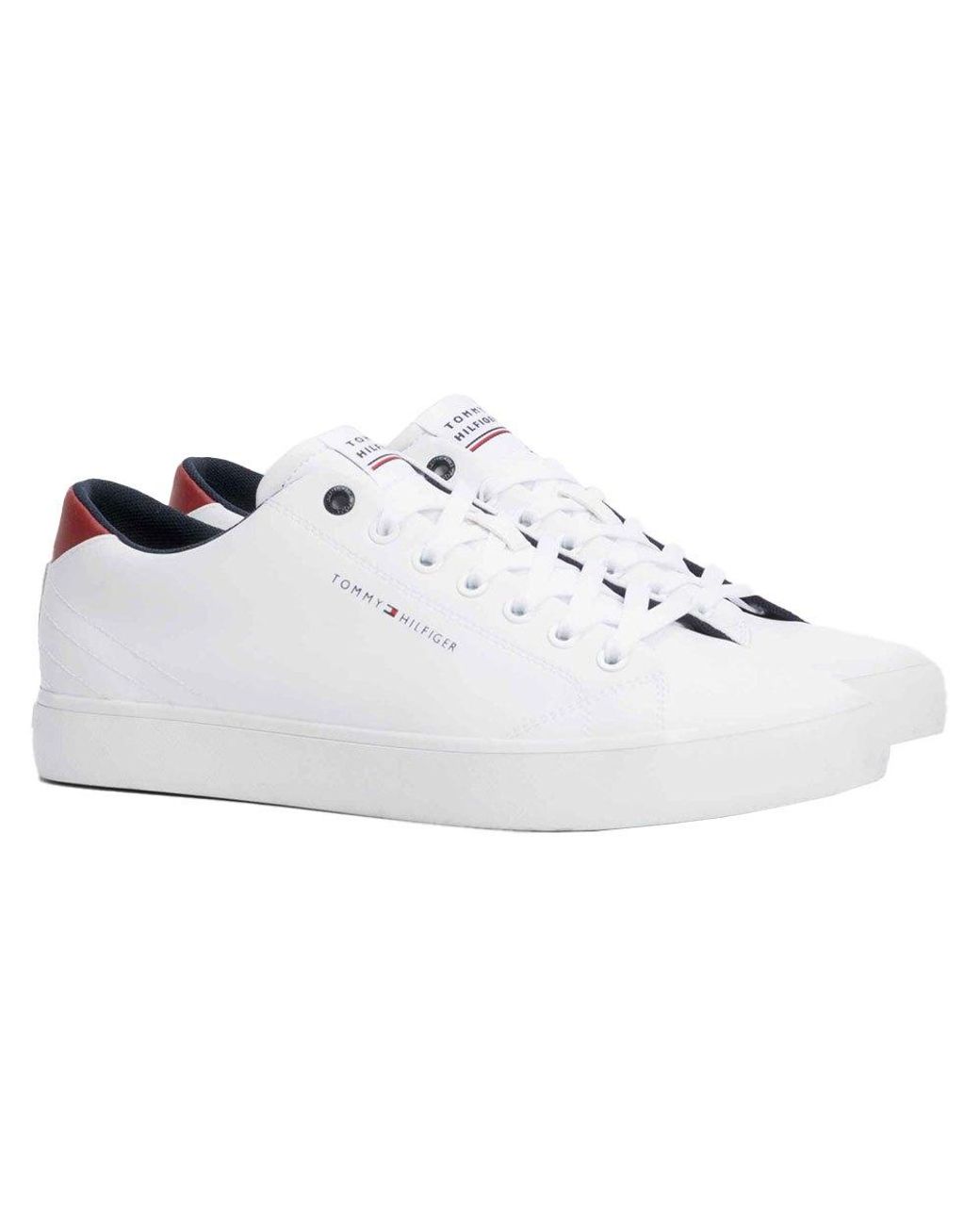 Tommy Hilfiger Harlem Core 1a2 Lth Trainers in White for Men | Lyst