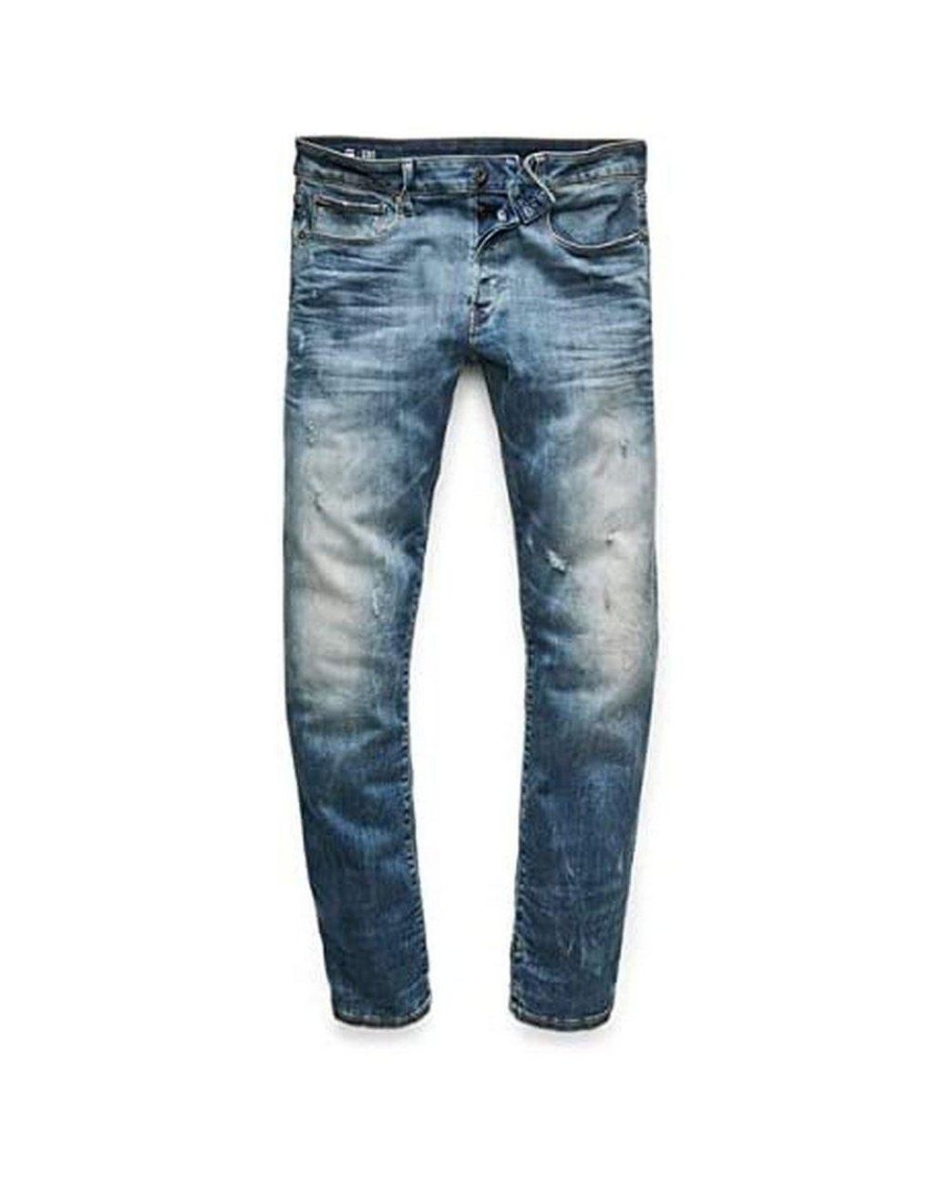 G-Star RAW 3301 Straight Tapered Jeans in Blue for Men | Lyst