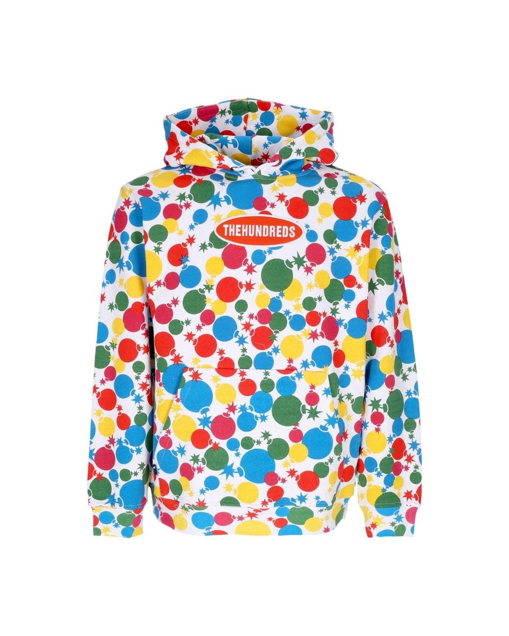 Bubbles Pullover Sudadera Con Capucha Hombre Blanco The Hundreds de hombre de color Blue
