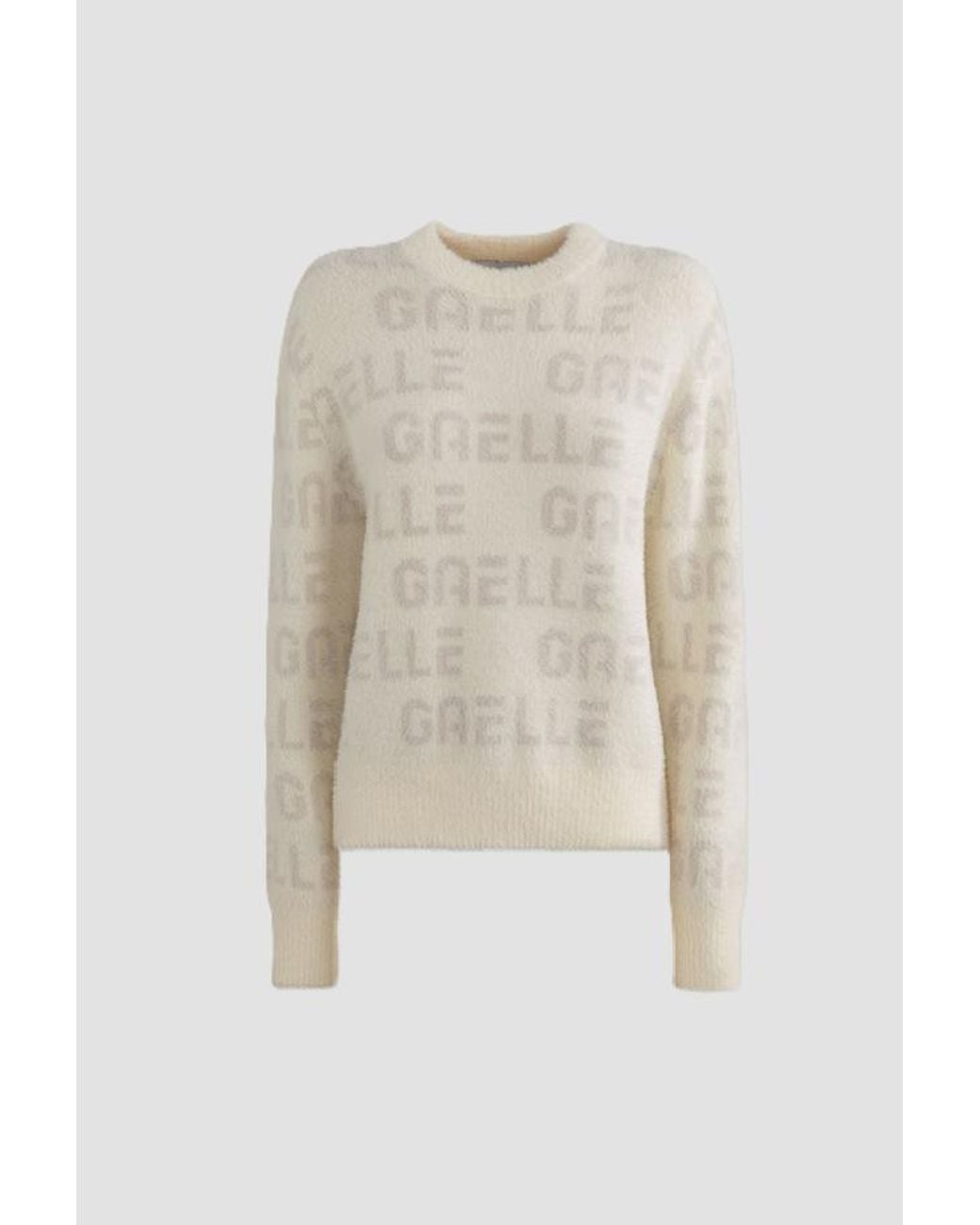 Gaelle White Pullover With Customization Cream