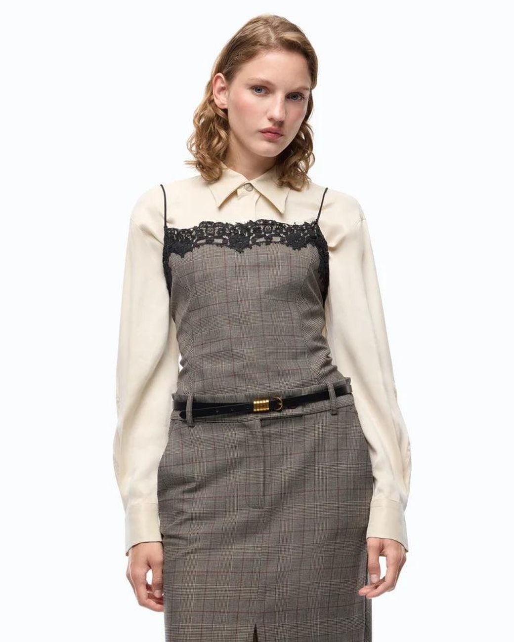 Top Telipogon Pinko de color Gray