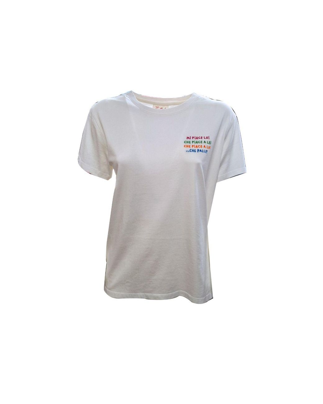 Camiseta Me Gusta 09840F Mc2 Saint Barth de color Gray