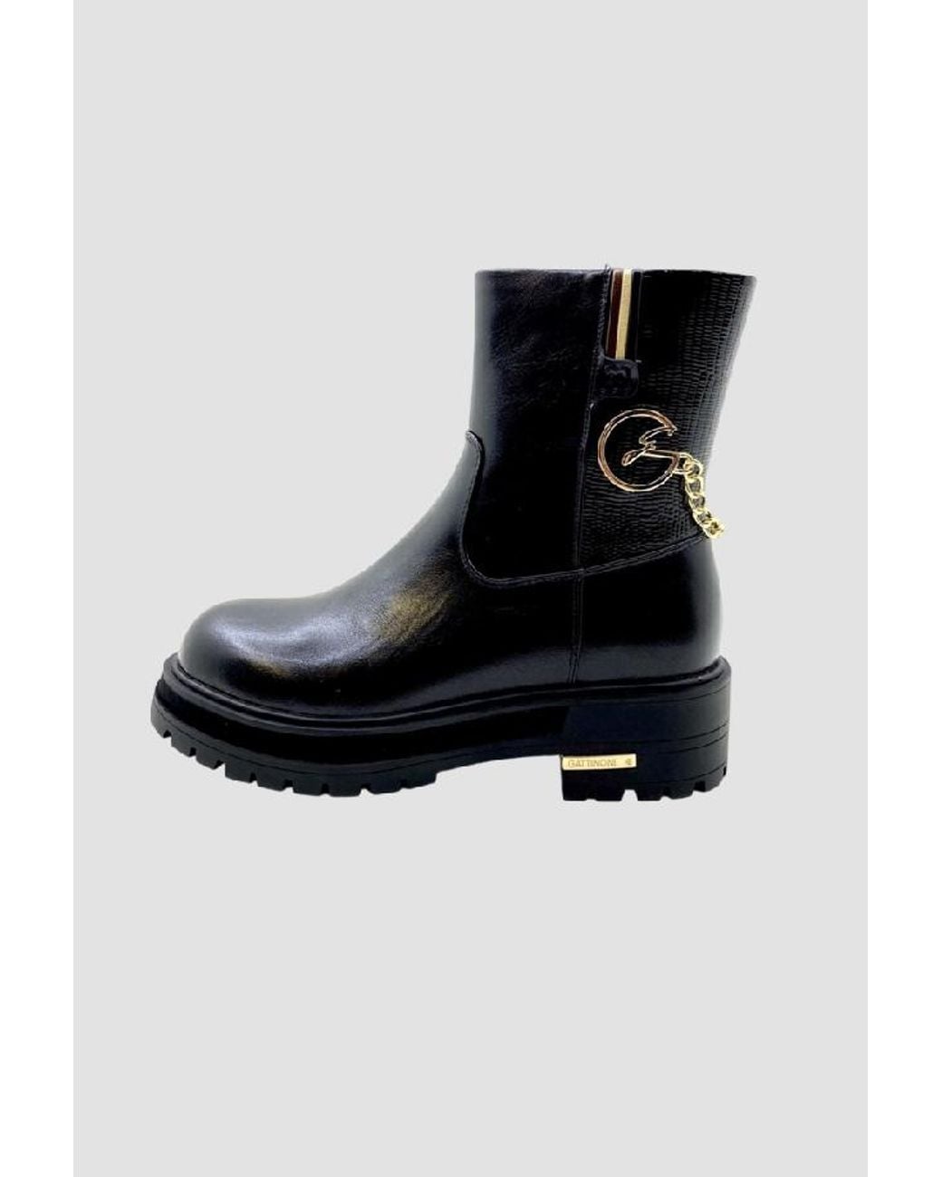 Gattinoni Black Ankle Boots