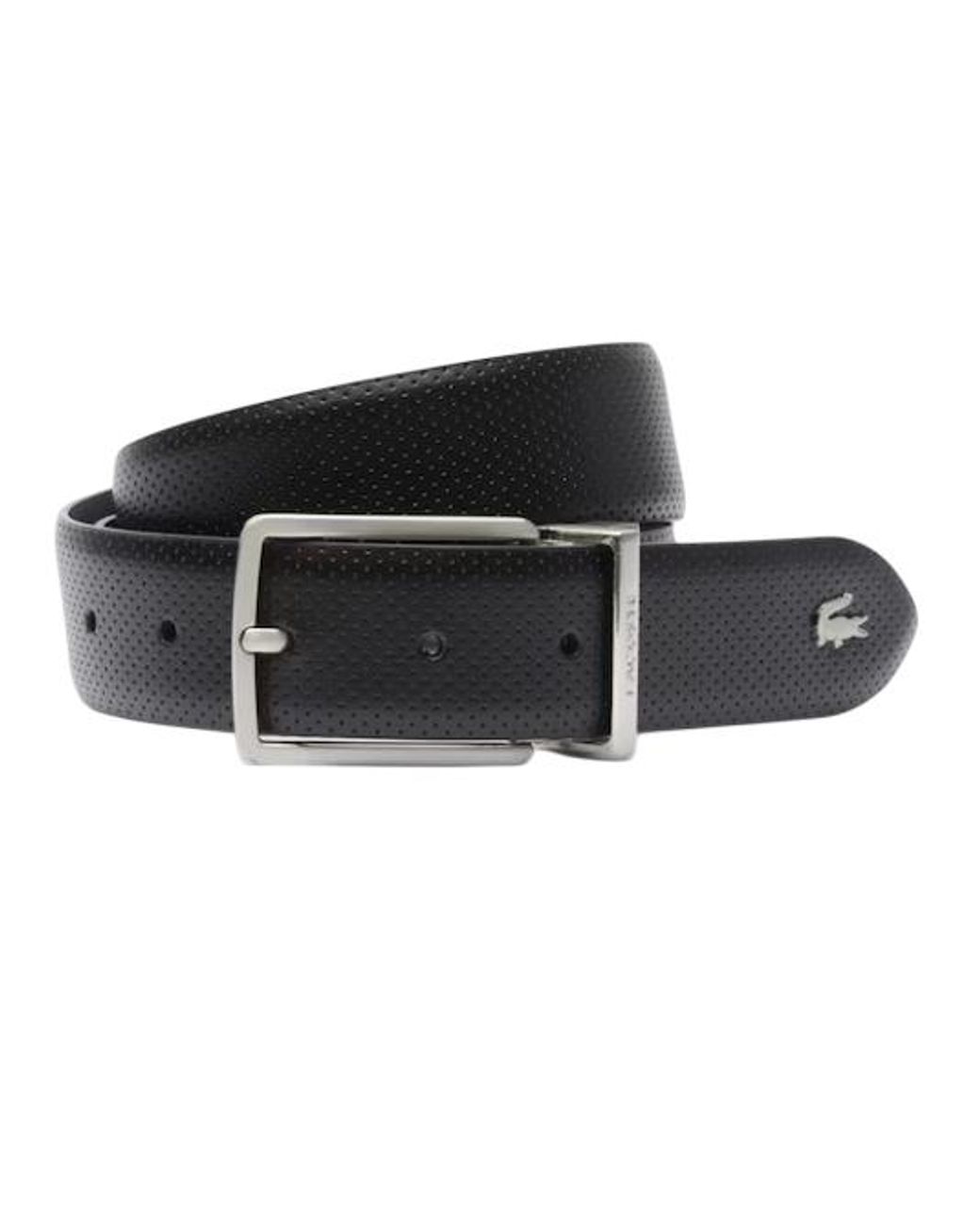 Lacoste Black Belts for men