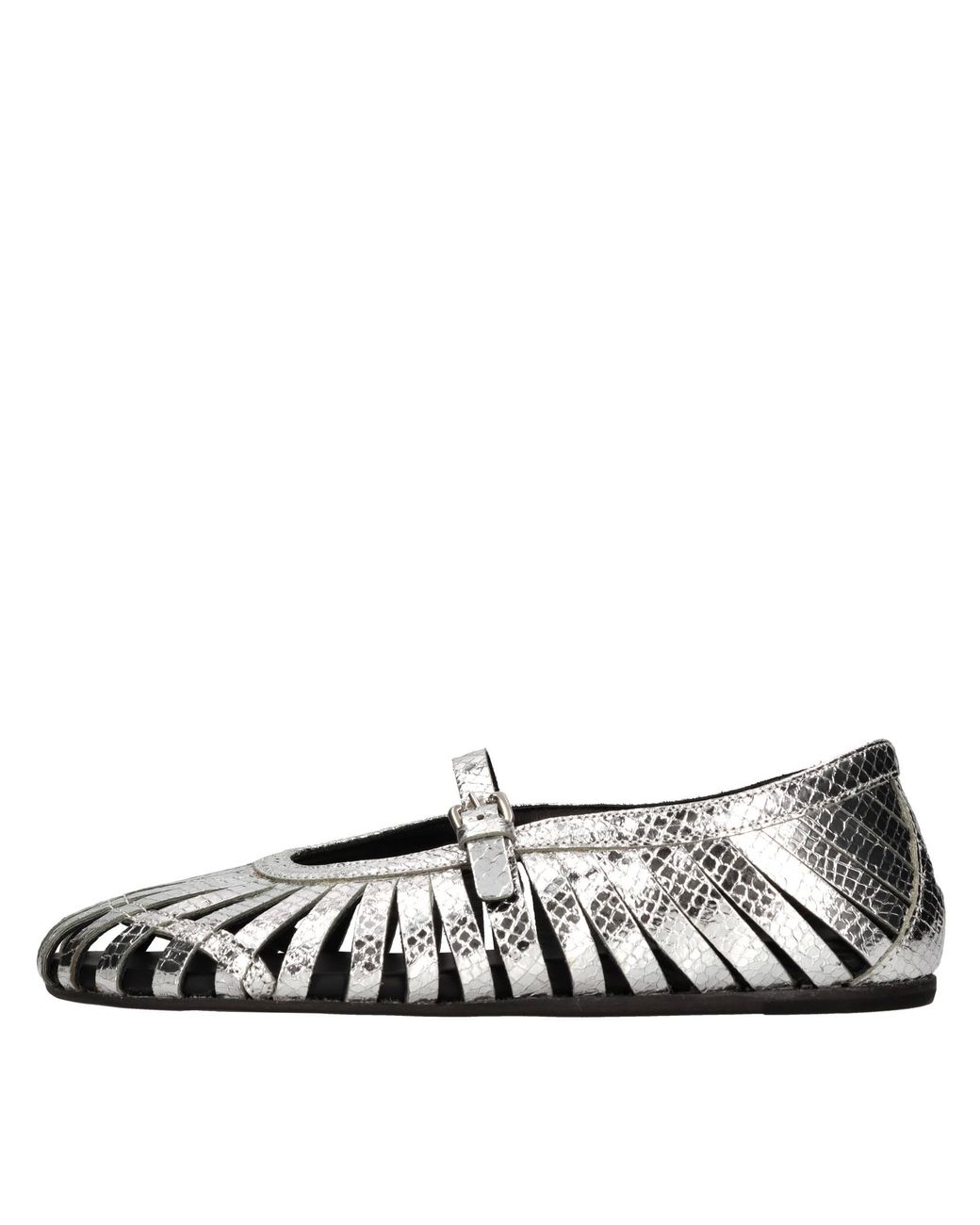 Pantanetti White Flat Shoes