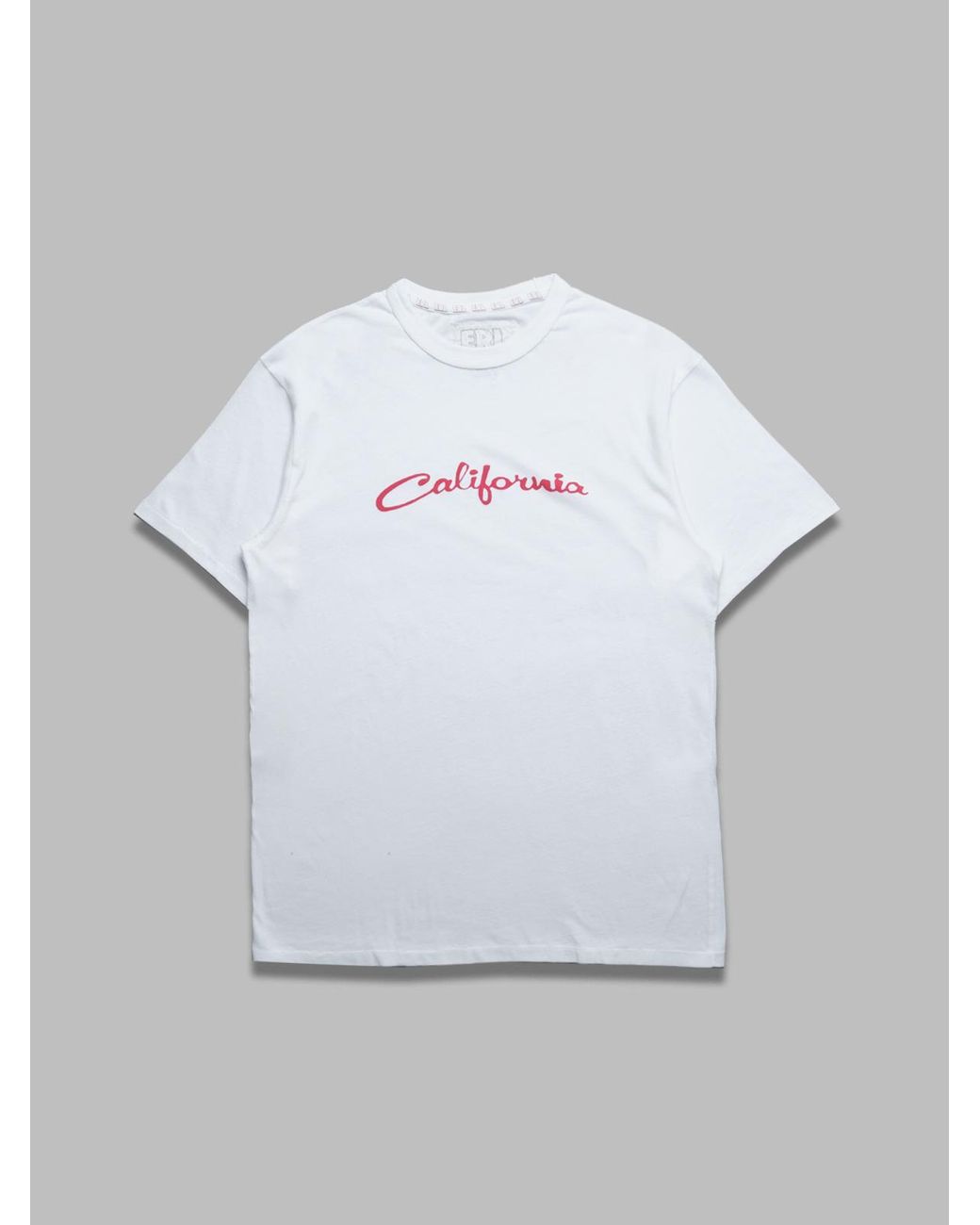 ERL California Signature T-Shirt in White for Men | Lyst