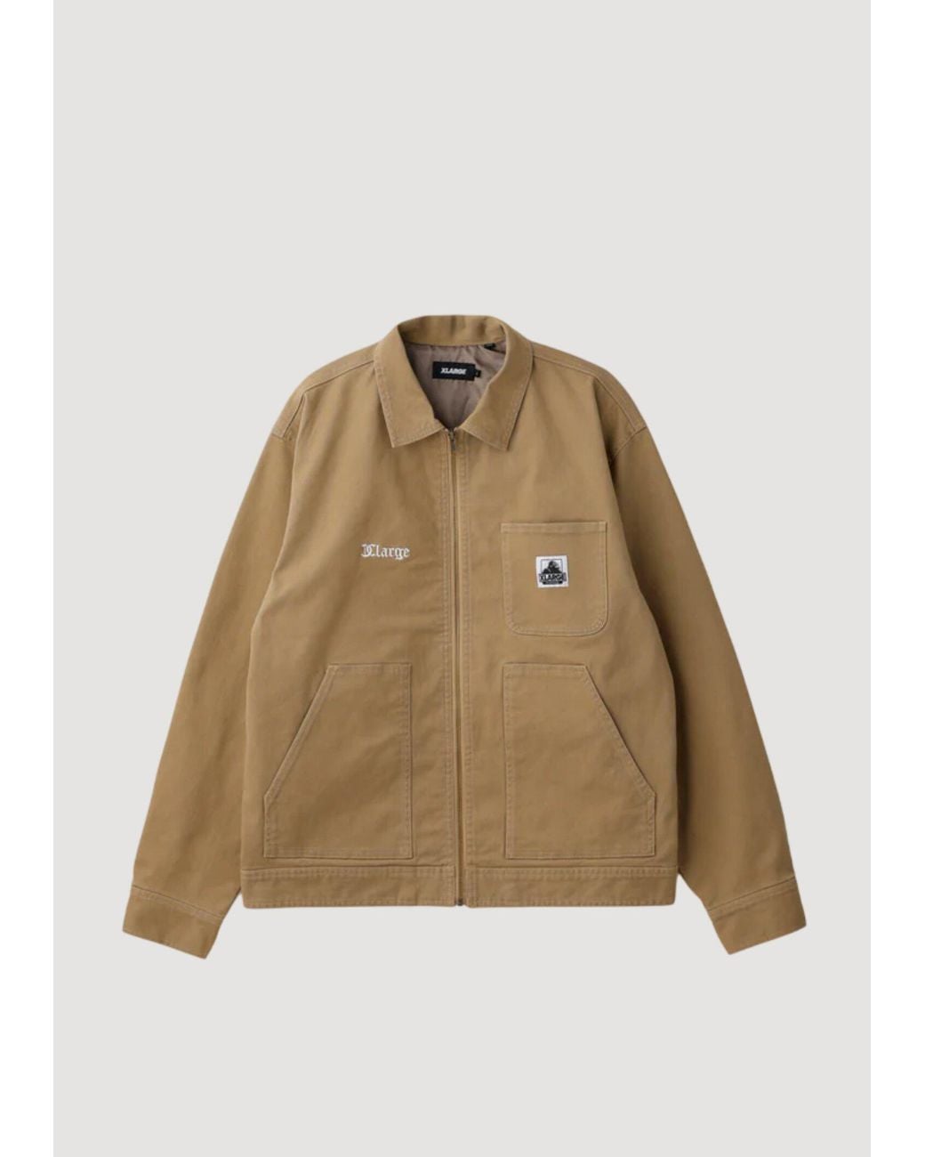 Xlarge Natural Embroidered Work Jacket for men
