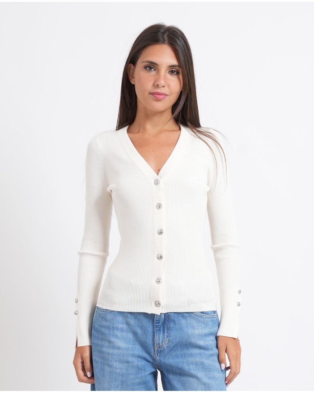 Guess Overhemden Wit in het White
